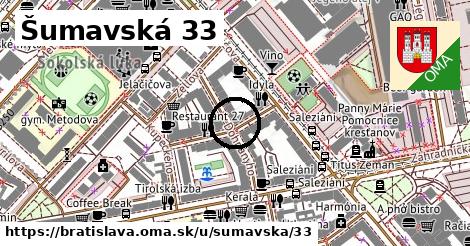 Šumavská 33, Bratislava