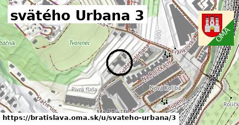 svätého Urbana 3, Bratislava