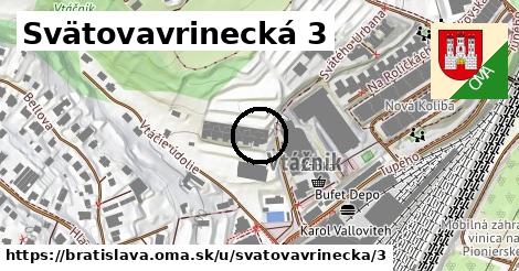 Svätovavrinecká 3, Bratislava