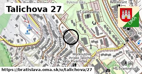 Talichova 27, Bratislava