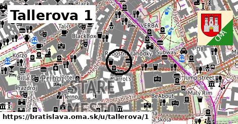 Tallerova 1, Bratislava