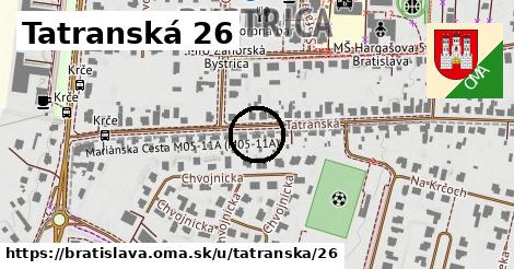 Tatranská 26, Bratislava