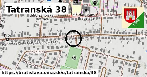 Tatranská 38, Bratislava