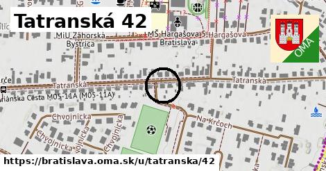 Tatranská 42, Bratislava