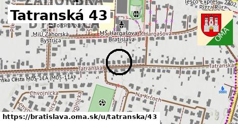Tatranská 43, Bratislava