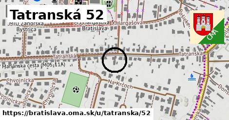 Tatranská 52, Bratislava