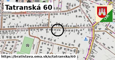 Tatranská 60, Bratislava
