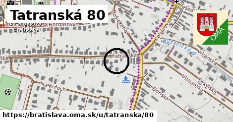 Tatranská 80, Bratislava