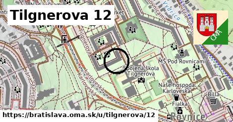 Tilgnerova 12, Bratislava