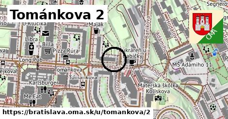 Tománkova 2, Bratislava