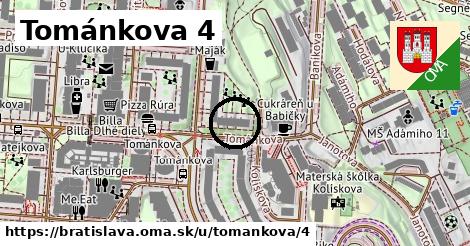 Tománkova 4, Bratislava