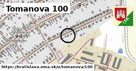 Tomanova 100, Bratislava