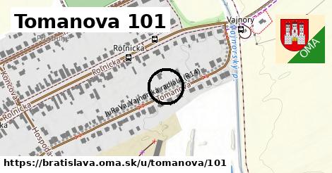 Tomanova 101, Bratislava