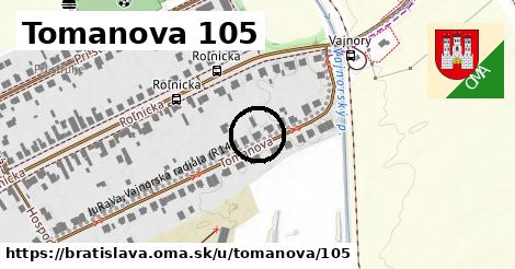 Tomanova 105, Bratislava