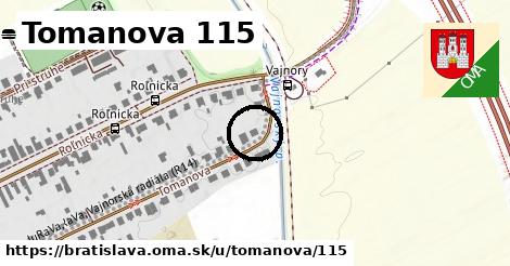 Tomanova 115, Bratislava