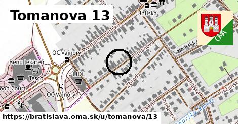 Tomanova 13, Bratislava