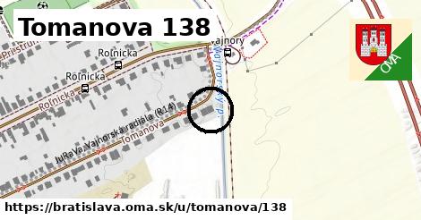 Tomanova 138, Bratislava