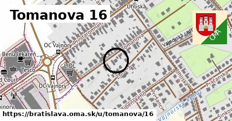 Tomanova 16, Bratislava