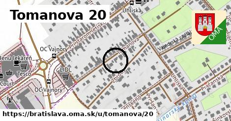 Tomanova 20, Bratislava
