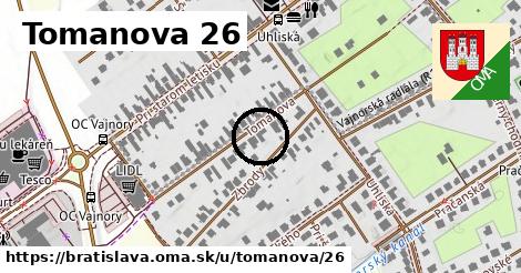 Tomanova 26, Bratislava