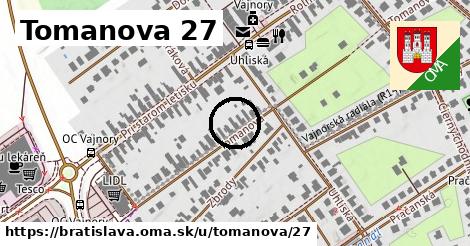 Tomanova 27, Bratislava