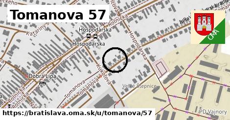 Tomanova 57, Bratislava