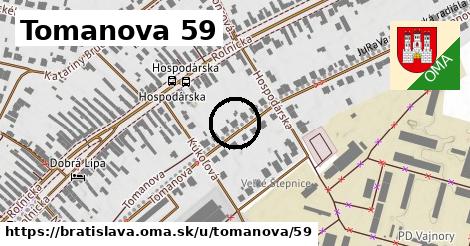 Tomanova 59, Bratislava