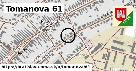 Tomanova 61, Bratislava