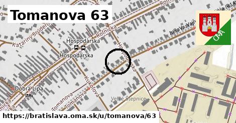 Tomanova 63, Bratislava