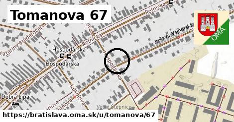 Tomanova 67, Bratislava