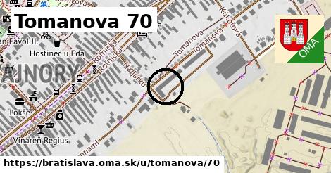 Tomanova 70, Bratislava