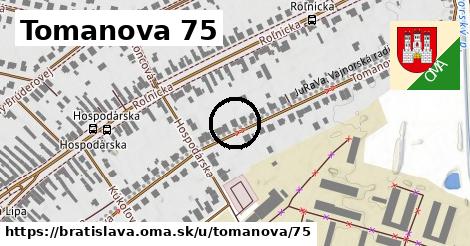 Tomanova 75, Bratislava