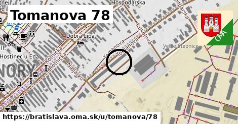 Tomanova 78, Bratislava