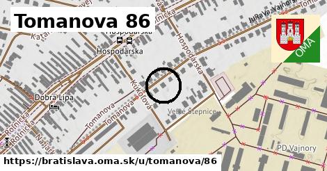 Tomanova 86, Bratislava
