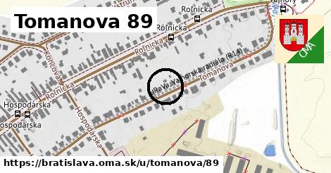 Tomanova 89, Bratislava