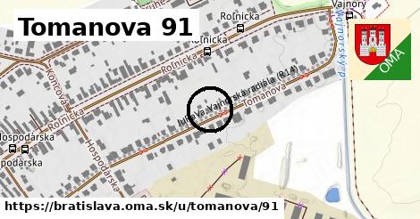 Tomanova 91, Bratislava
