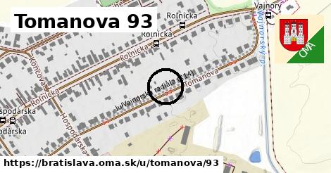 Tomanova 93, Bratislava