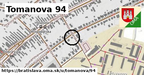 Tomanova 94, Bratislava