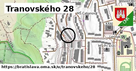 Tranovského 28, Bratislava