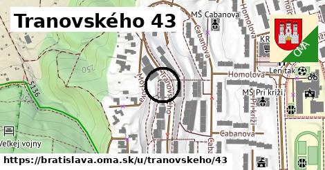 Tranovského 43, Bratislava