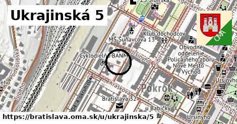 Ukrajinská 5, Bratislava