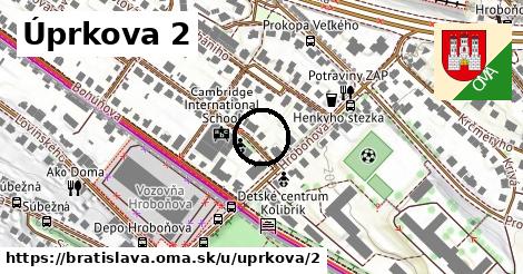 Úprkova 2, Bratislava