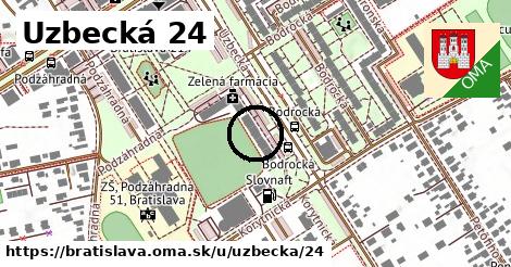 Uzbecká 24, Bratislava