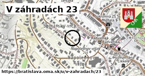 V záhradách 23, Bratislava