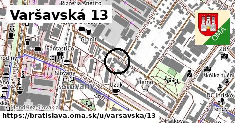 Varšavská 13, Bratislava