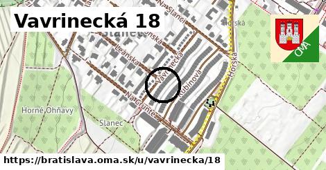 Vavrinecká 18, Bratislava