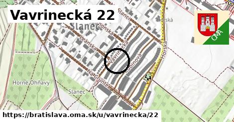 Vavrinecká 22, Bratislava