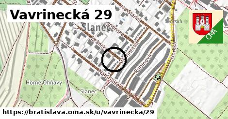 Vavrinecká 29, Bratislava