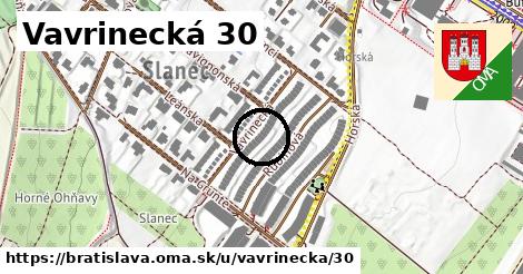 Vavrinecká 30, Bratislava