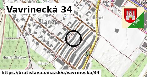 Vavrinecká 34, Bratislava